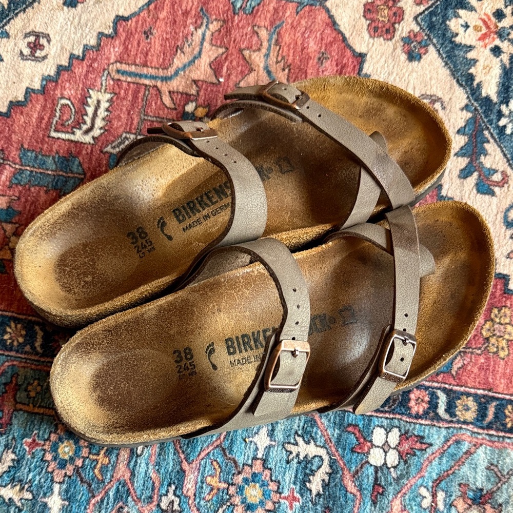 Birkenstock Brown Nubuck Sandals